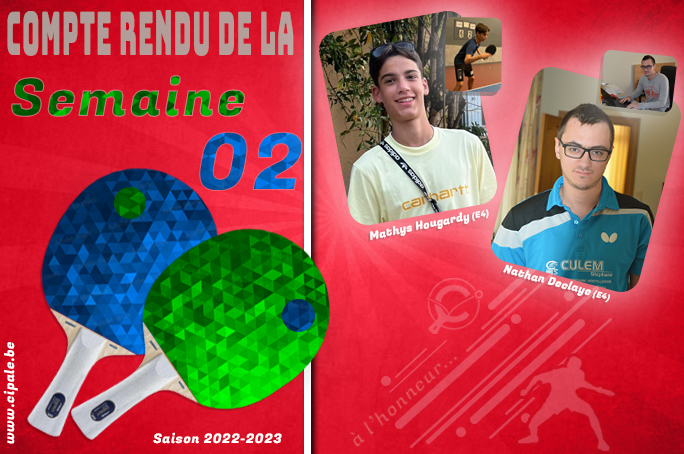 Les résultats de la deuxième journée (2022-2023)