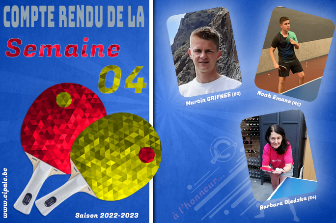 Les résultats de la quatrième journée (2022-2023)