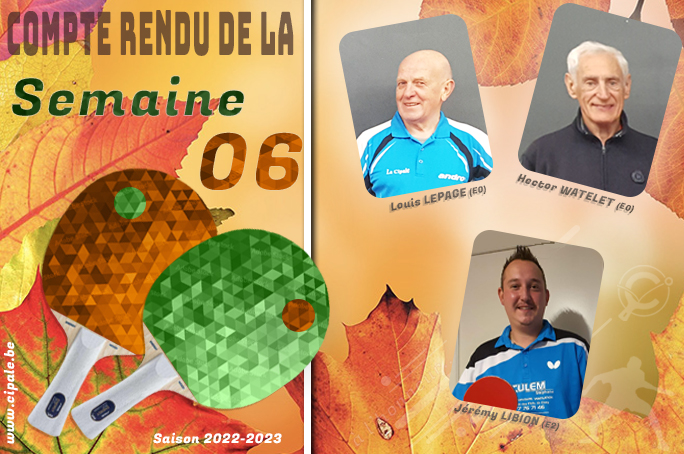 Les résultats de la sixième journée (2022-2023)