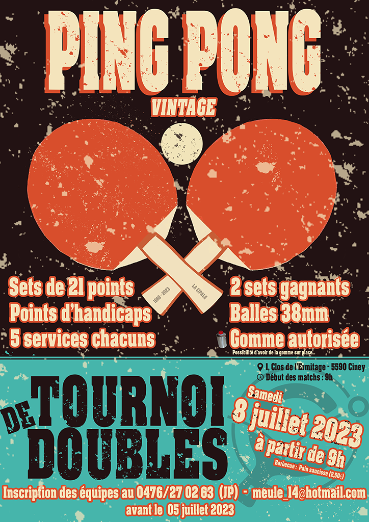 Tournoi De Doubles à l’ancienne 2023