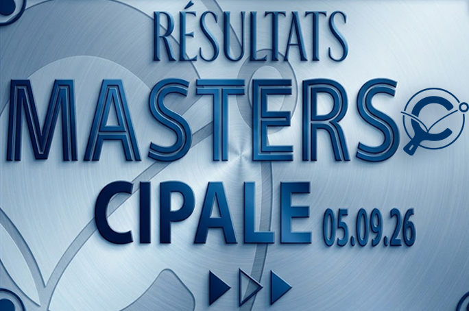 Résultats Masters Cipale (05.09.26)