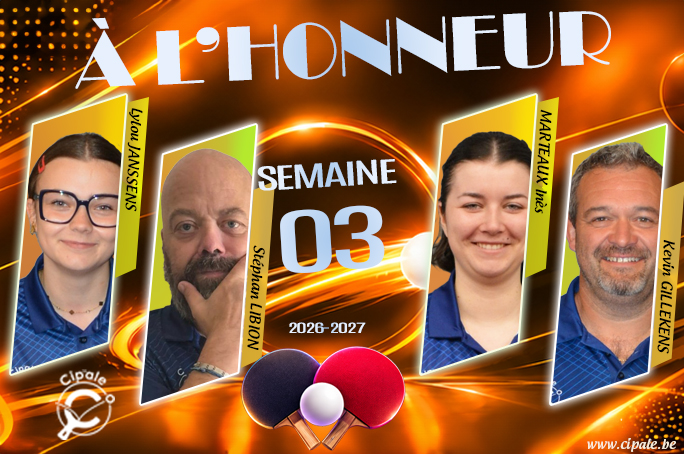 Les résultats de la troisième journée (2026-2027)